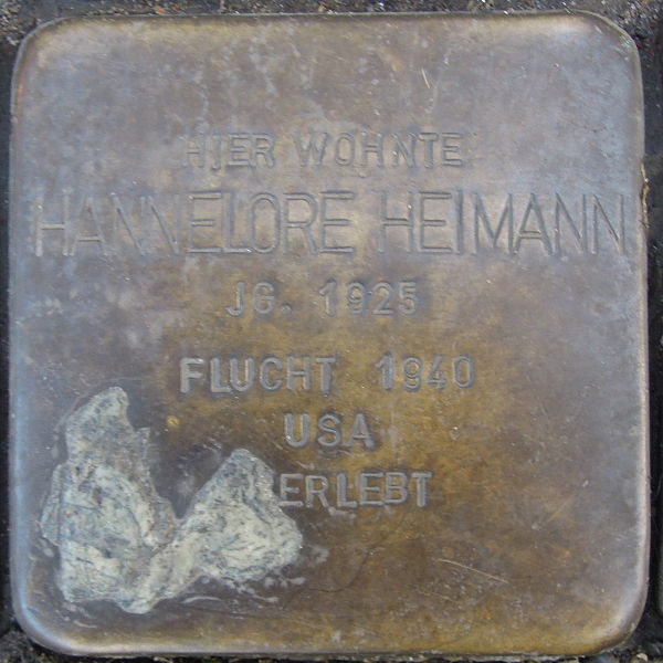Stolpersteine Steinstraße 33 #2