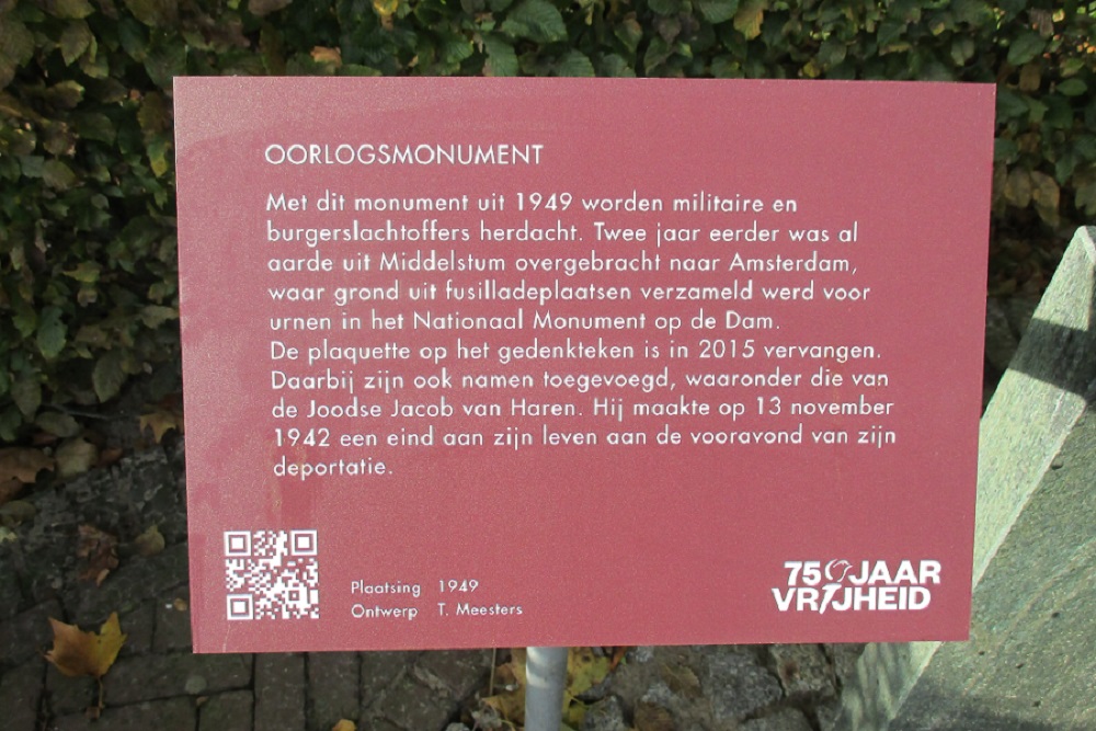 Oorlogsmonument Middelstum #5