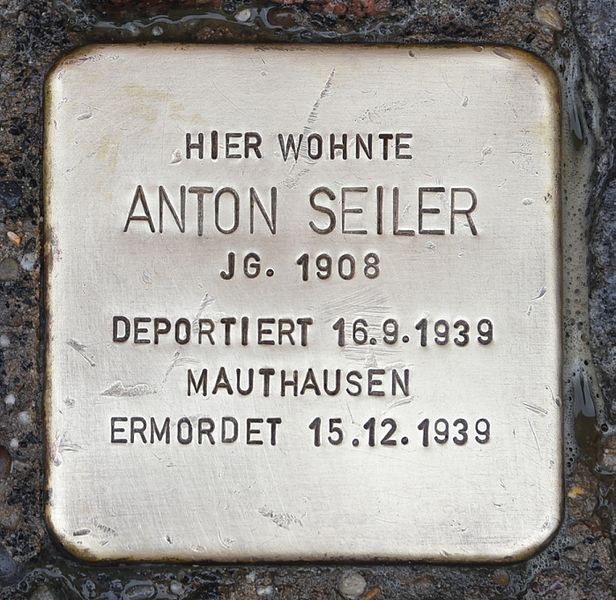 Stumbling Stone Schöndorferplatz 11 #1
