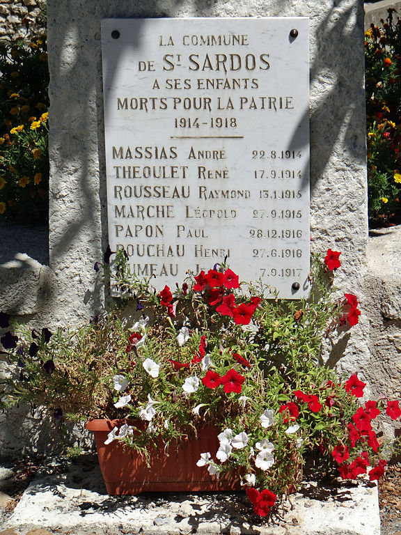 Monument Eerste Wereldoorlog Saint-Sardos