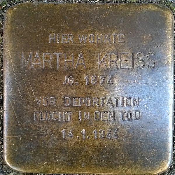 Stolperstein Hummelstrae 3