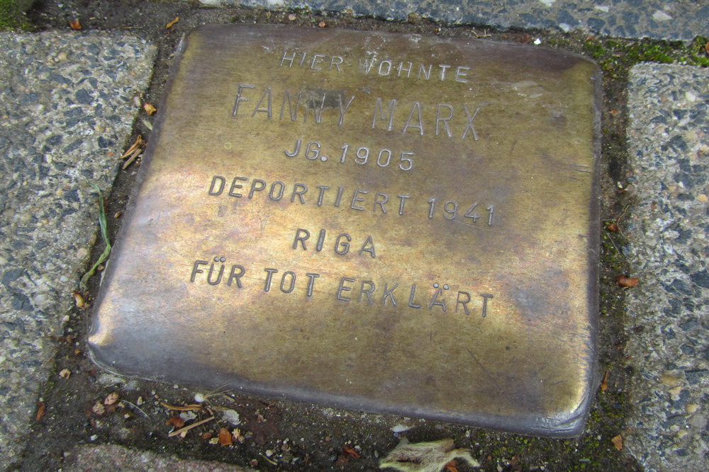 Stolperstein Am Botanischen Garten 32