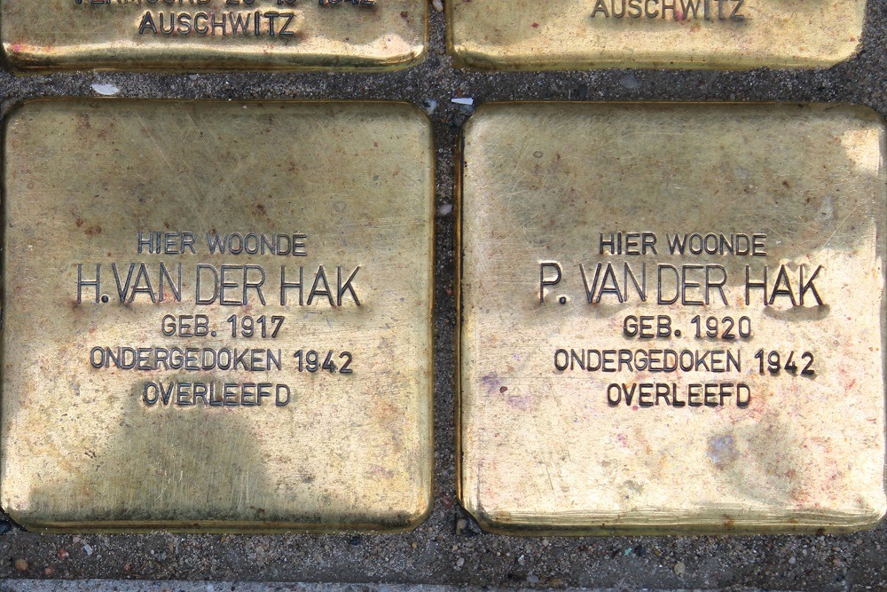 Stolpersteine Saffierstraat 11 #4