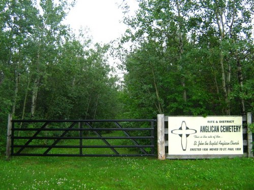 Oorlogsgraf van het Gemenebest Rife and District Anglican Cemetery