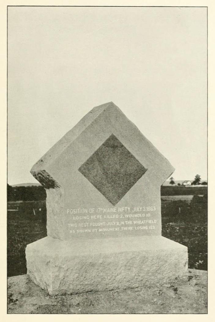 17th Maine Volunteer Infantry Regiment Marker