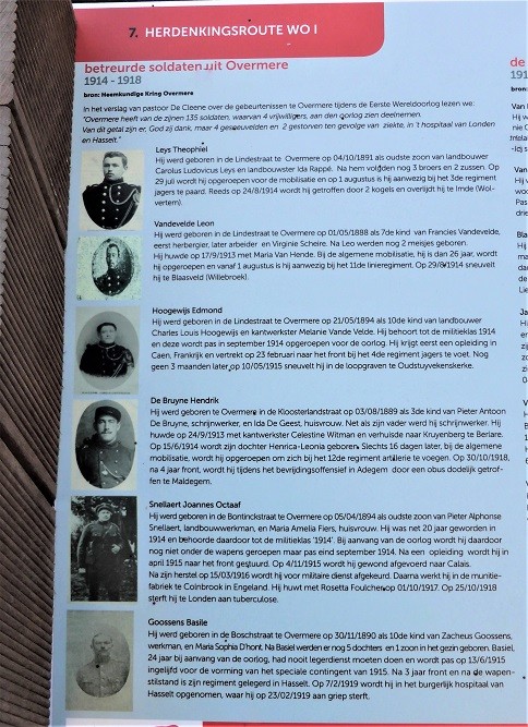 Memorial Route 100 years Great War - Information Board 7 #3