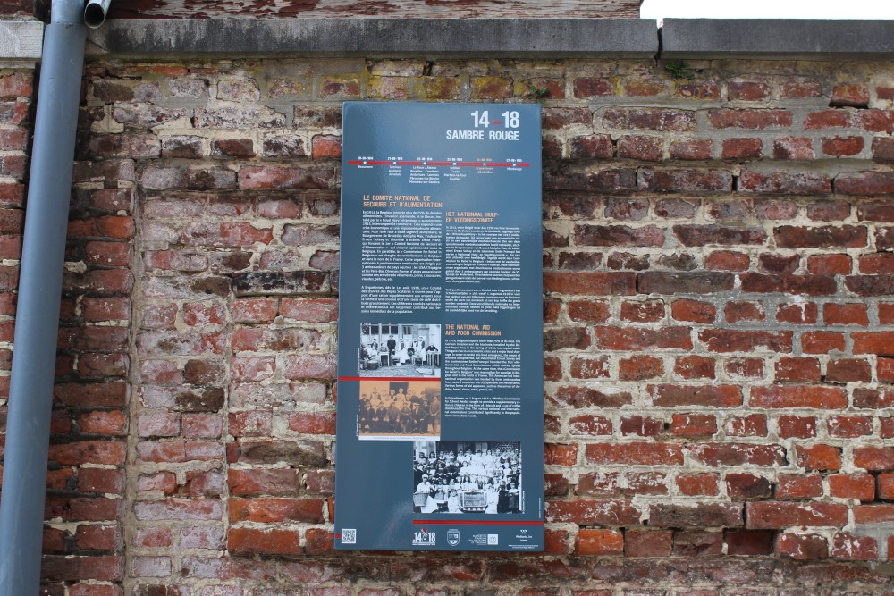 Information Board 14-18 Sambre Rouge - The National Aid and Food Commission #1