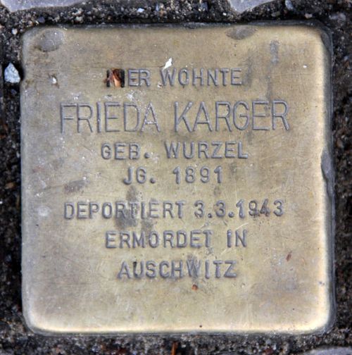 Stumbling Stones Hermannstraße 48 #3