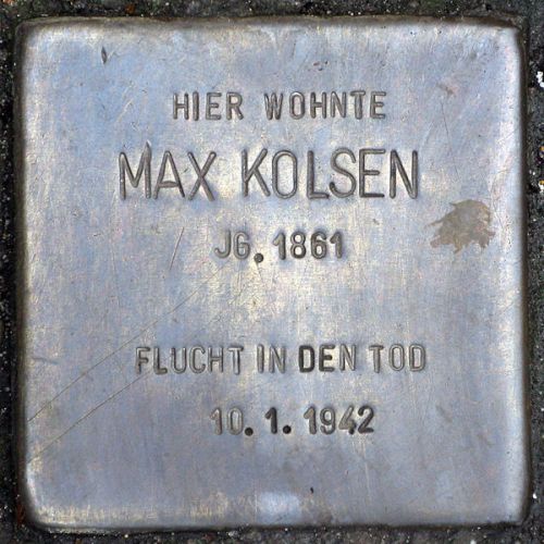 Stumbling Stones Hornstraße 19 #3