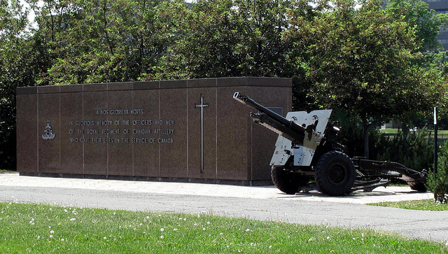 Monument Royal Regiment of Canadian Artillery
