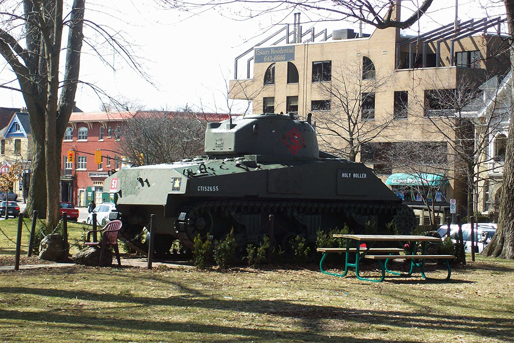 First Hussars Monument (M4 Sherman Tank 