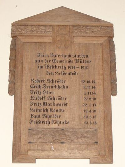 War Memorial Bülow