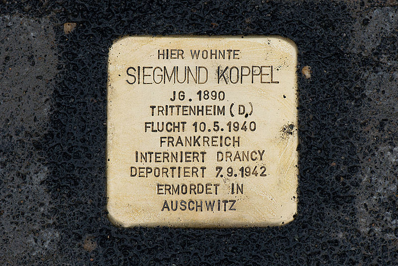 Stolperstein 35 Rue des Allis #1