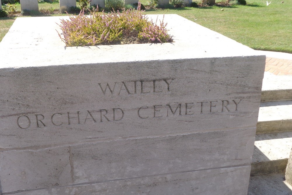 Oorlogsbegraafplaats van het Gemenebest Wailly Orchard #3