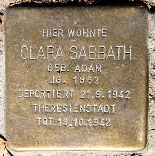 Stolpersteine Stierstraße 21 #2