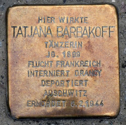 Stolperstein Knesebeckstrae 100 #1