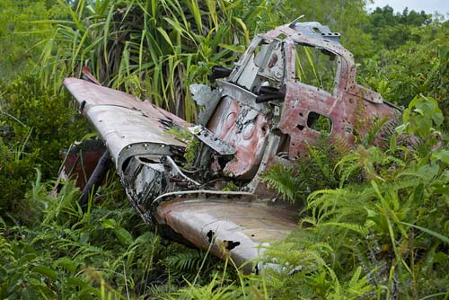 Wreckage A6M5B Zero Fighter Yap #1