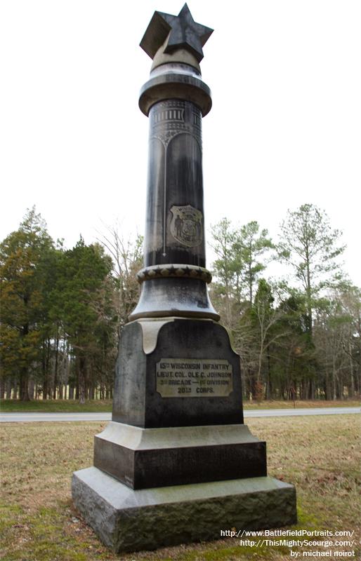 Monument 15th Wisconsin Infantry Regiment