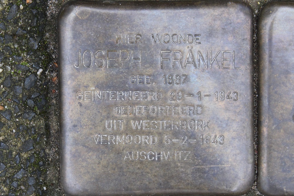 Stolpersteine Meester Bardeslaan 15 #2