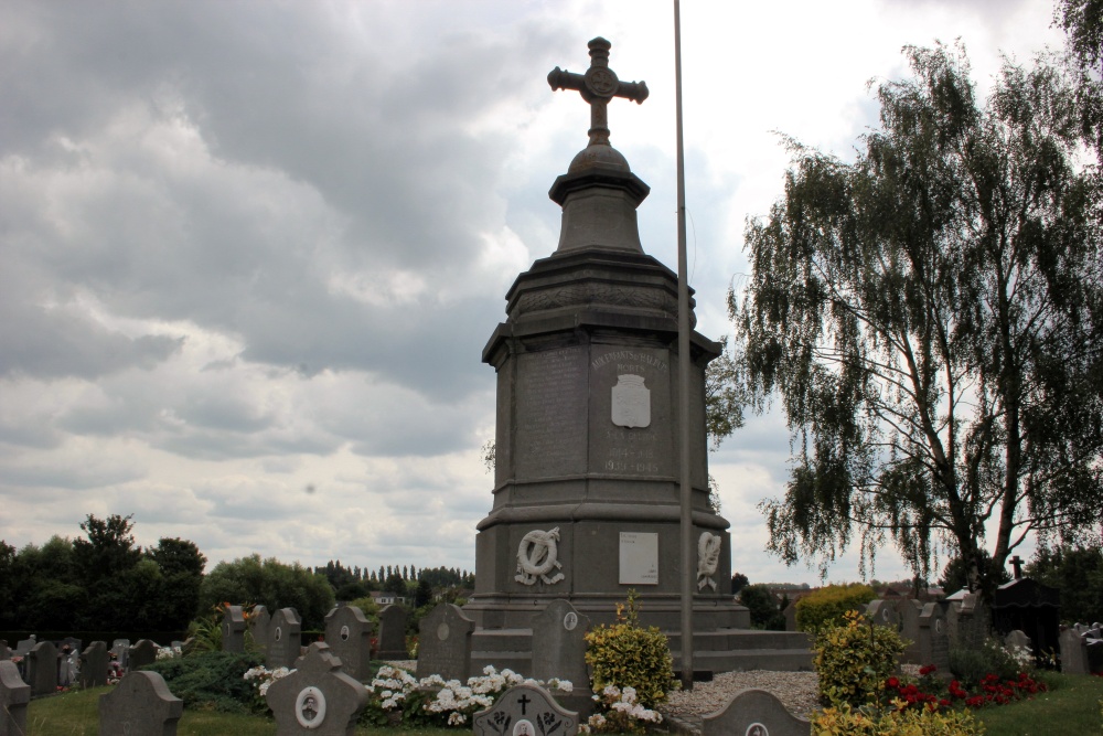 Oorlogsmonument Begraafplaats Halluin