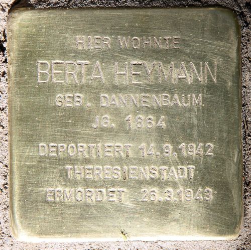 Stolperstein Giesebrechtstraße 6 #1