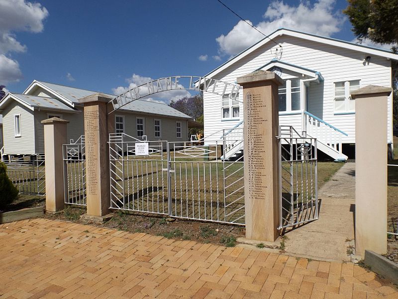 War Memorial Gates Goombungee Goombungee