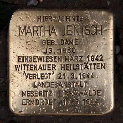 Stolperstein Ebersstrae 72 #1