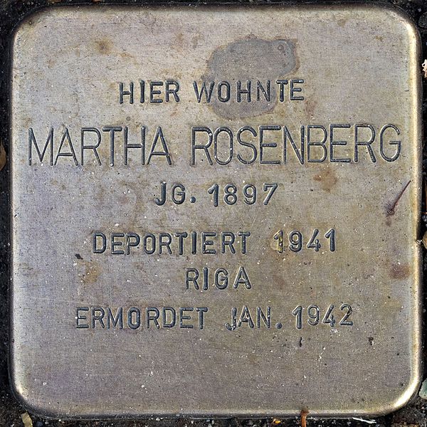 Stolpersteine Lindenallee 23 #3