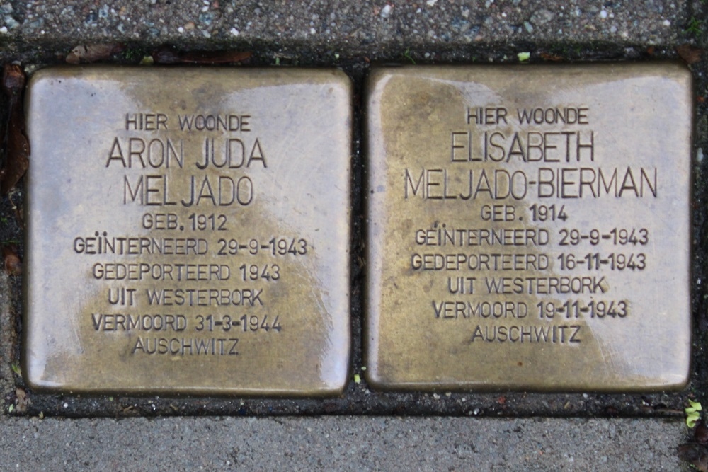Stolpersteine Tweede Oosterparkstraat 77 #1