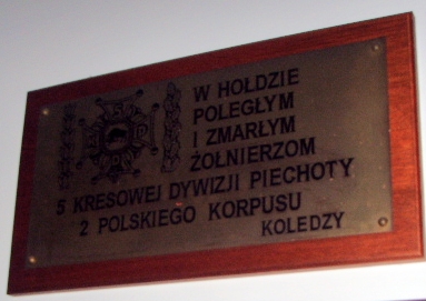 Plaques Polish Armed Forces St. Andrew Bobola Church London #3