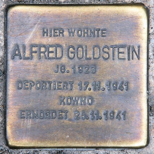 Stolpersteine Salzburger Strae 8 #1