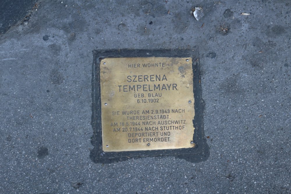 Remembrance stone Neubaugrtel 18