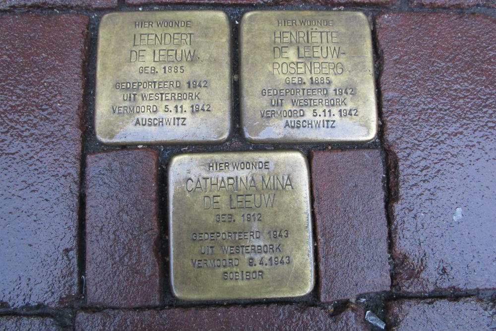 Stolpersteine Waagstraat 8