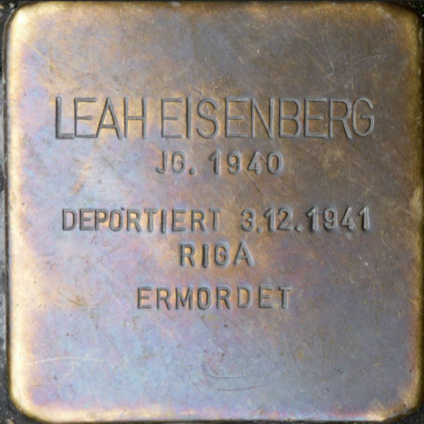 Stolpersteine Lessingstraße 6 #4