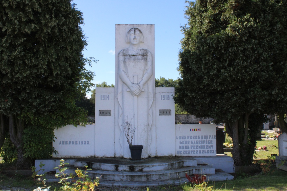 Oorlogsmonument Fontaine-L'Evêque Begraafplaats #2