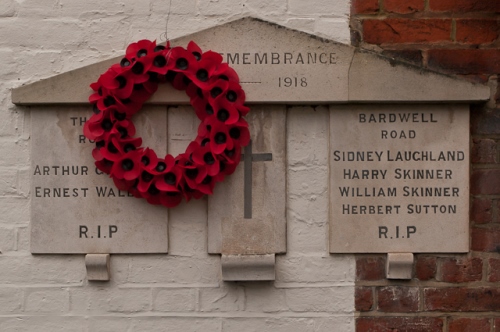 Oorlogsmonument Bardwell Road en Thorpe Road #1