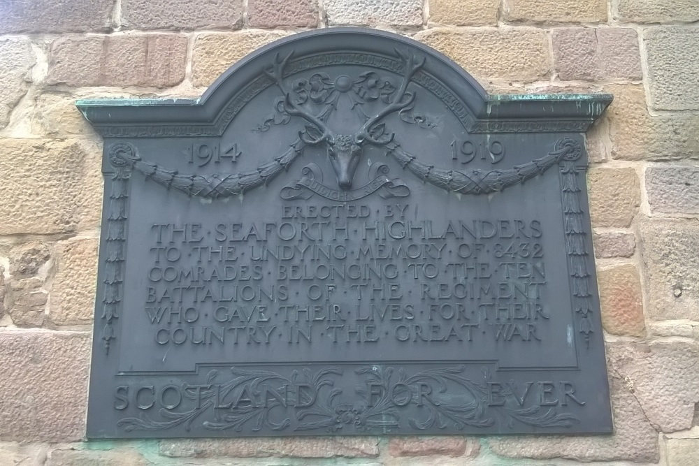 Oorlogsmonument Seaforth Highlanders