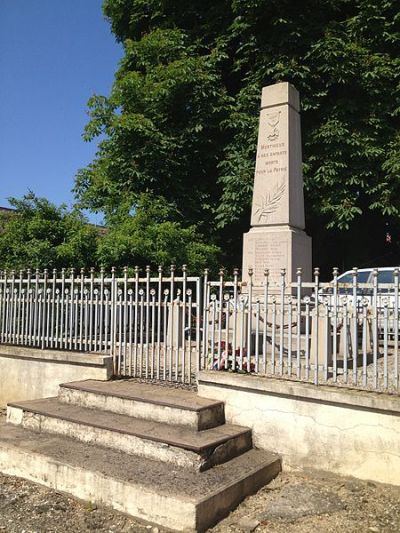 War Memorial Monthieux #1