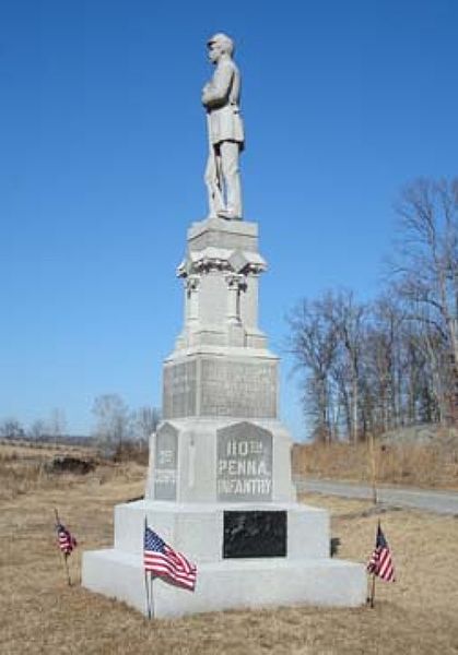 Monument 110th Pennsylvania Infantry #1