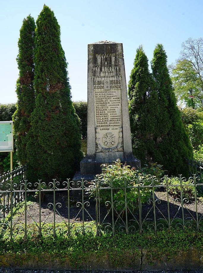 Oorlogsmonument Auve