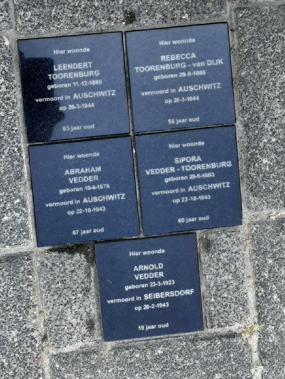 Memorial Stones Doctor Johannus G. Mezgerstraat 32 #3