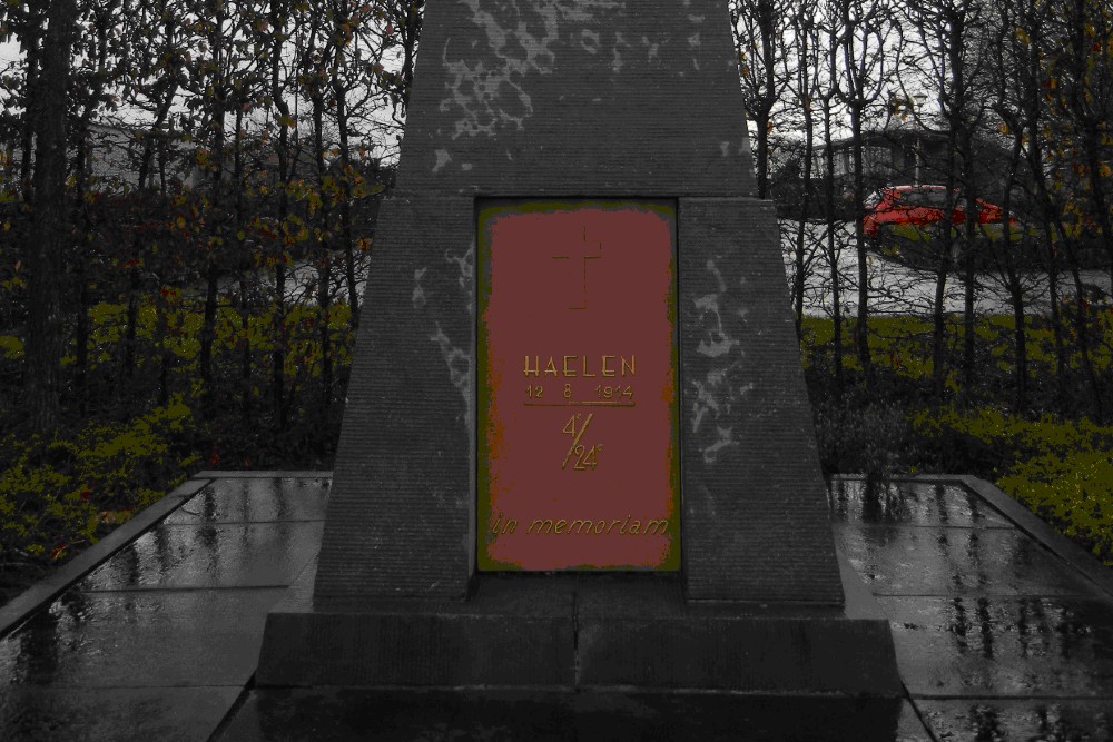 Monument 4de/24 ste Linie Regiment Halen
