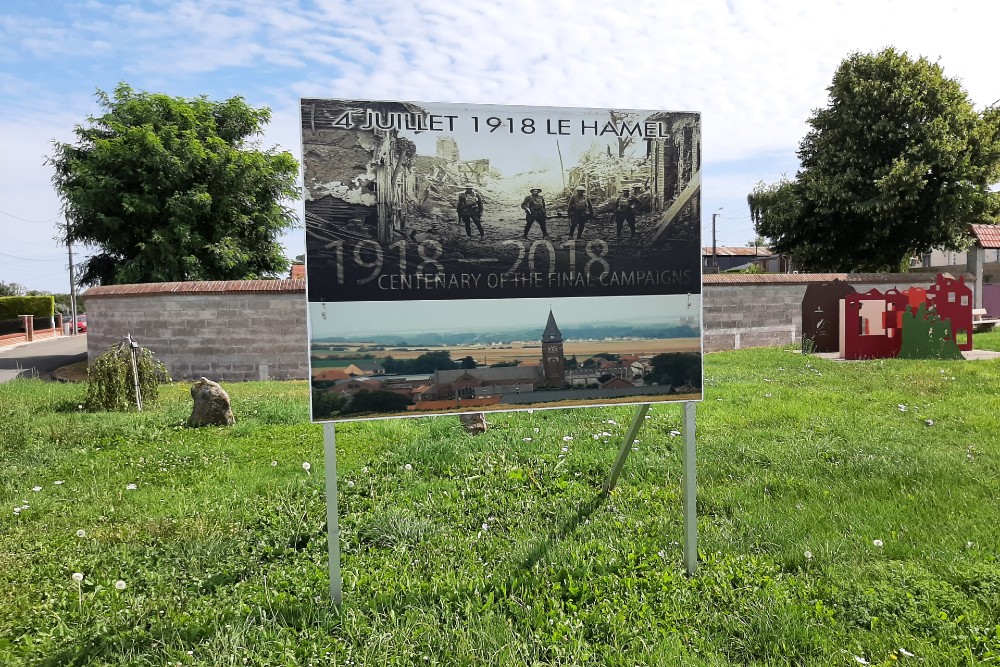 Herinneringsparkje 4 Juillet 1918-2018 Le Hamel