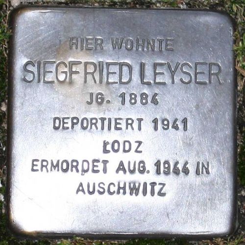 Stolpersteine Wortmannstrae 38 #2