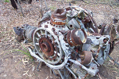 Crash Site & Remains B-24D Liberator 42-40387 #2