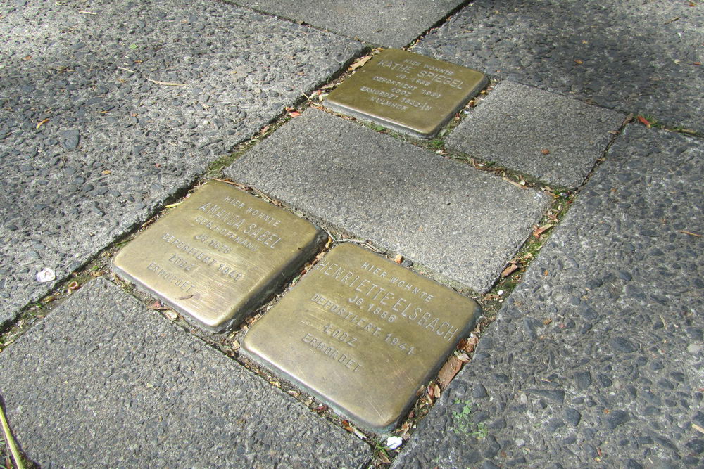 Stolpersteine Blumenthalstraße 19 #1