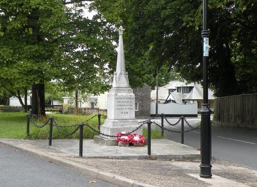 Oorlogsmonument Stetchworth #1