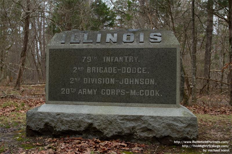 Monument 79th Illinois Infantry #1