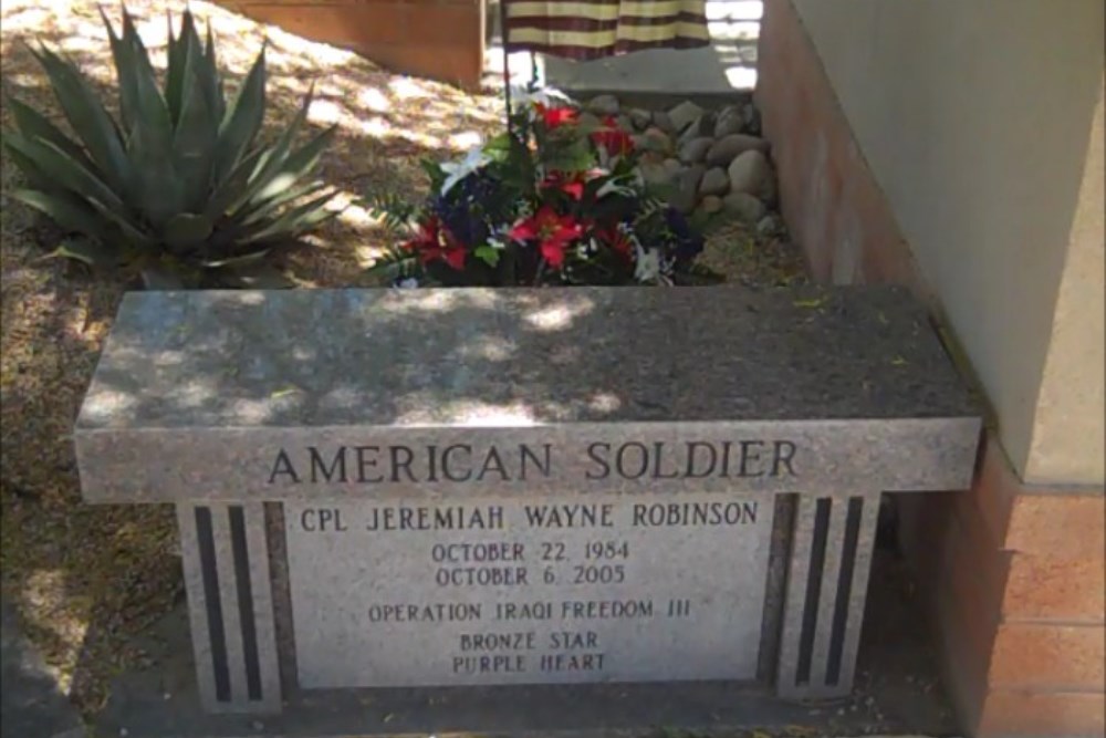 American War Grave Mariposa Gardens Memorial Park #1