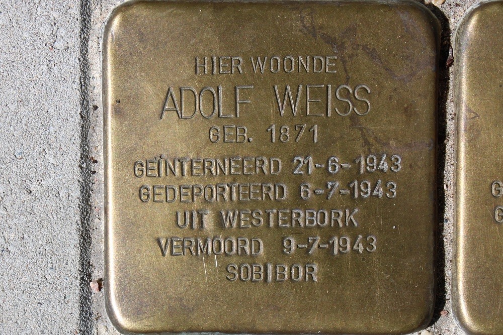 Stolpersteine Lekstraat 172 #2